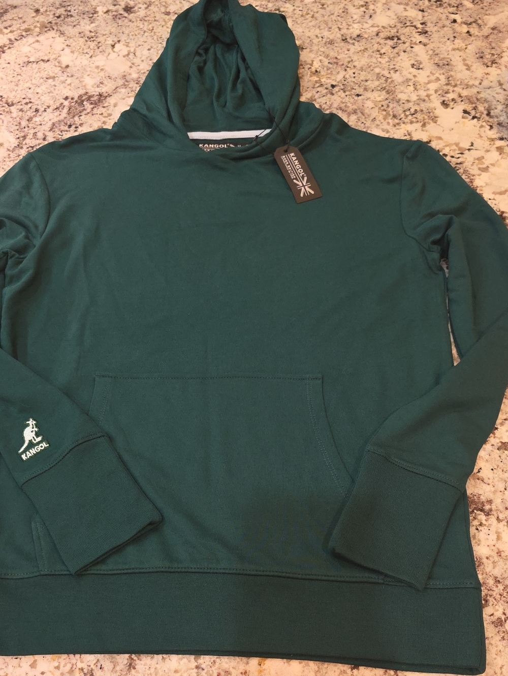 Kangol Men’s Hunter Green Pullover Hoodie